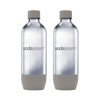 Sodastream Classic Γκρι Πλαστικό Μπουκάλι 1lt (2 τεμάχια)