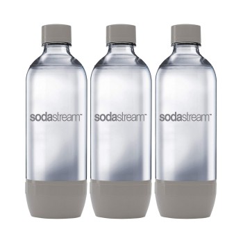 Sodastream Classic Γκρι Πλαστικό Μπουκάλι 1lt (3 τεμάχια)
