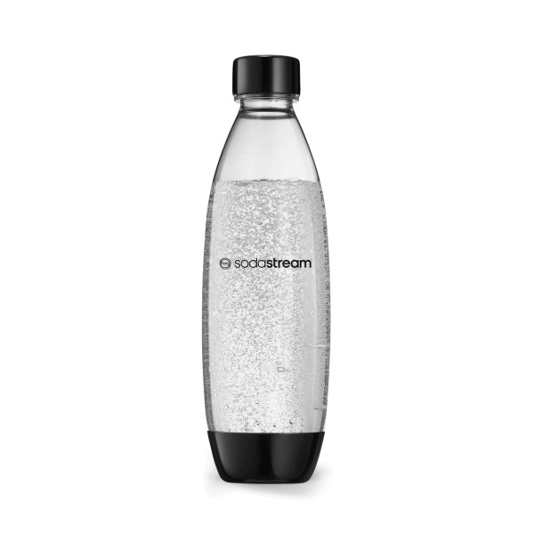 Sodastream Slim Μαύρο Πλαστικό Μπουκάλι 1lt